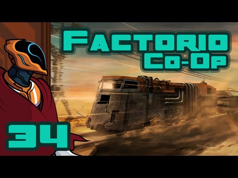Let's Play Factorio Co-Op - PC Gameplay Part 34 - Blueprints Are Finnicky...