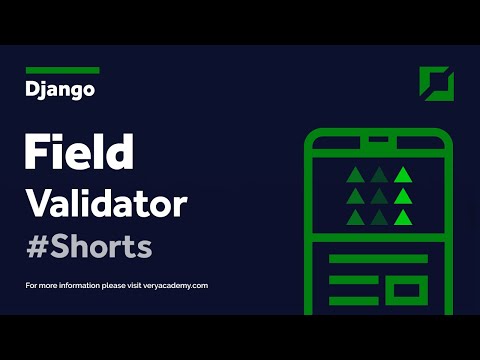 Django #Shorts Custom Model Field Validator thumbnail