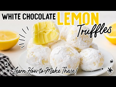 White Chocolate Lemon Truffles