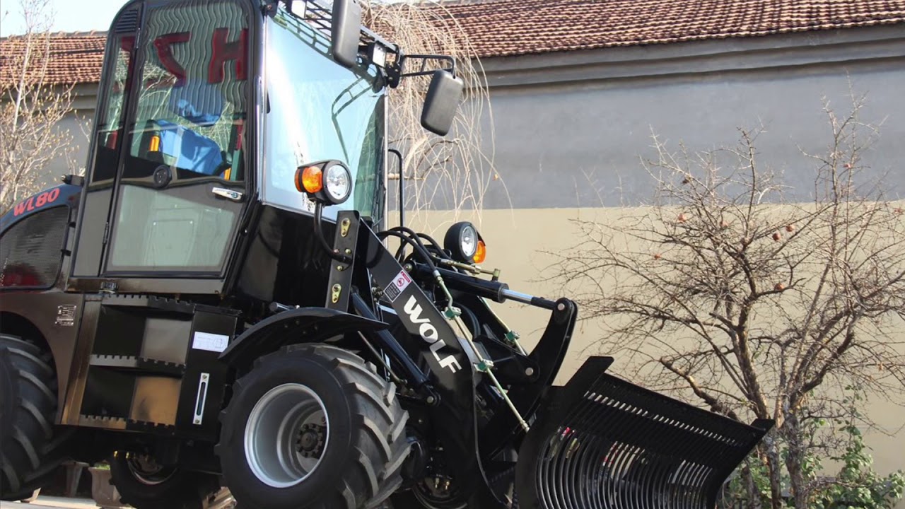 Wolf mini loader 800kg WL80 loader!