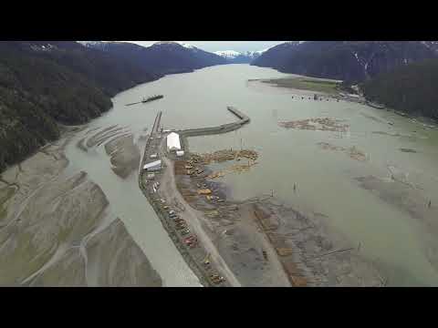 Departing CZST, Stewart  following Portland Canal