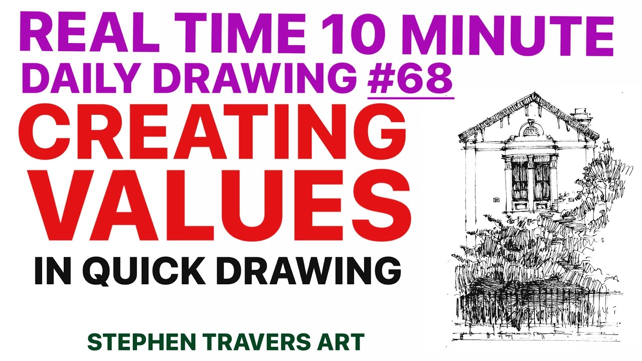 Creating Values Drawing Quickly in Ink