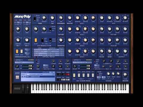 Orchestral Manoeuvres In The Dark - Electricity (Instrumental cover on Korg Mono/Poly VST V1.0)