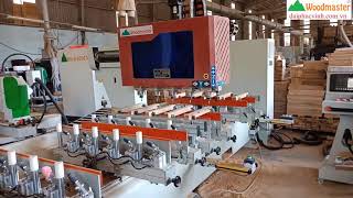 Woodmaster. MÁY LÀM MỘNG ÂM CNC 5 đầu bàn 3200mm giá tốt nhất Viet Nam