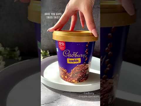 HAVE YOU TRIED THE #NEW cadbury & kwalitywalls CRACKLE frozen dessert?🍦❤️Share this with someone