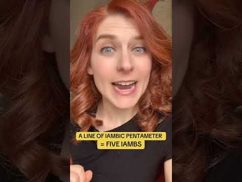 🎭 WHAT IS IAMBIC PENTAMETER? #shakespeare #iambicpentameter #actingcoach