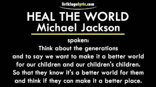 Heal The World Lirik   Michael Jackson