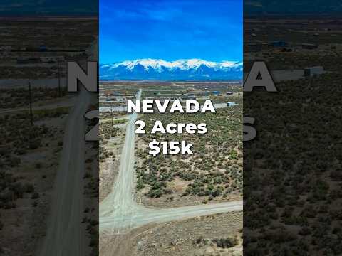 2 Acres of NEVADA Land for Sale with Power & Mountain Views • LANDIO