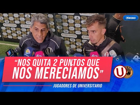 Jugadores de UNIVERSITARIO reaccionan FURIOSOS tras empate ante CUSCO FC | Líbero