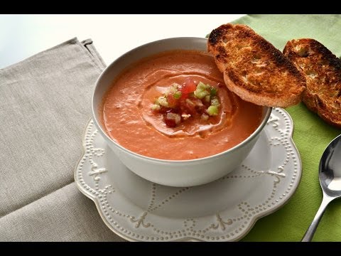 GAZPACHO CASERO (RECETA FÁCIL)