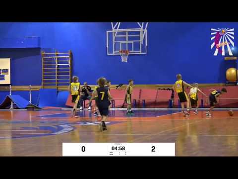 BBBL U10 2018  "Ventspils Spars" 2009 LAT (Blue) vs Mārupes SC 2009 LAT (Yellow)