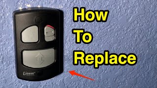 How to replace garage door opener wall control switch unit.