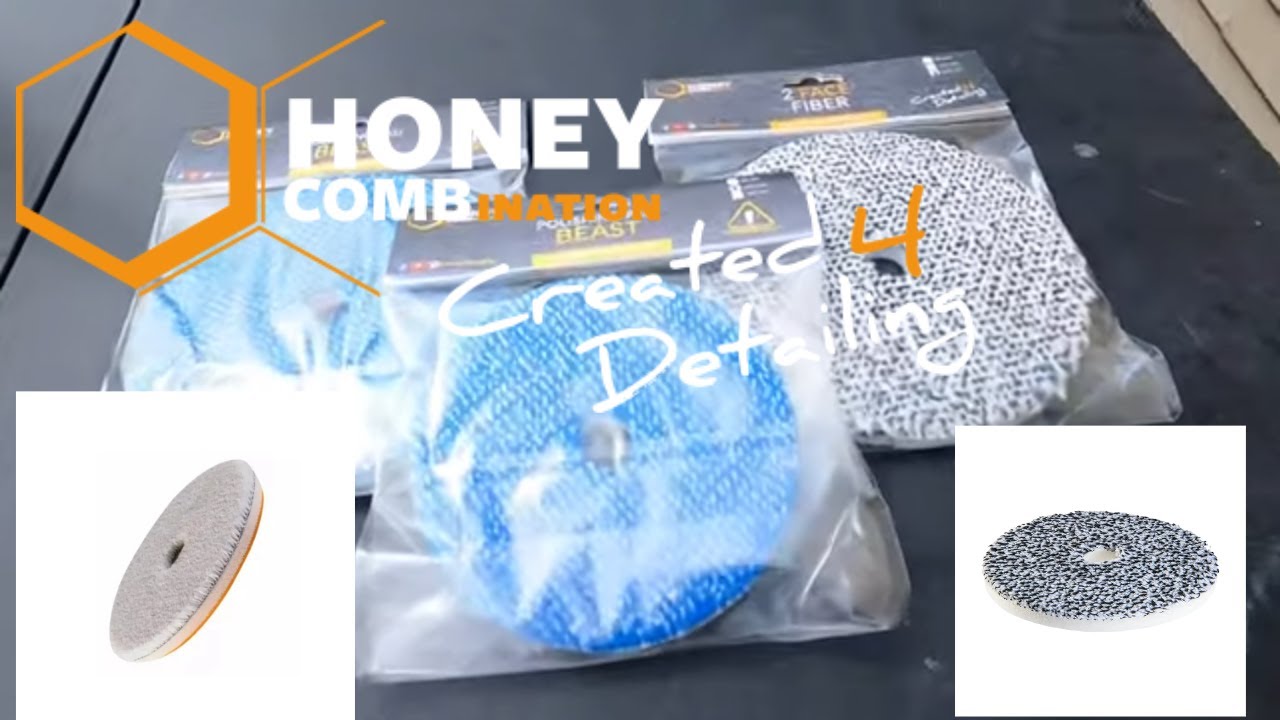 THE BEAST!!! You Want An Aggressive Cut Pad? Here It Is!! Honey Comb Beast Polish Pad!!