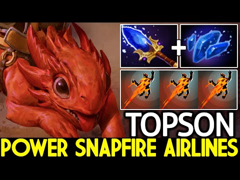 TOPSON [Snapfire] Crazy Power Gobble Up 12 Min Scepter Dota 2