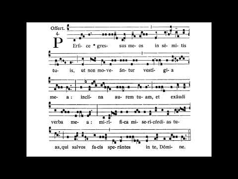 Offertory Chant EF: Sexagesima Sunday - Perfice Gressus