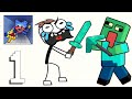 Stickman Craft Brain Puzzle Games All Levels 1 100 Part 1 Gameplay Walkthrough Android