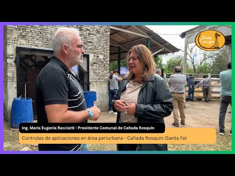 Controles de aplicaciones en área periurbana - Cañada Rosquín (Santa Fe)