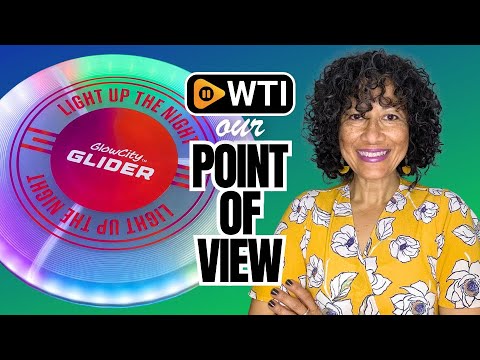 GlowCity Glider LED Glow-in-The-Dark Flying Disc – Bright - WTI product video review