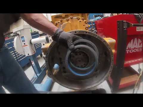 3406 Cat Flywheel housing, rear Main Seal and Flywheel Install