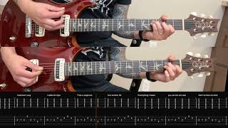 Dizzy - Jimmy Eat World (Tabs on Screen)