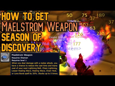 How to get Maelstrom Weapon Rune Quick Guide Season of Discovery