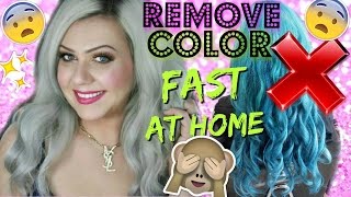 REMOVE ANY COLOR FROM HAIR - NO BLEACH!! - STEP BY STEP TUTORIAL