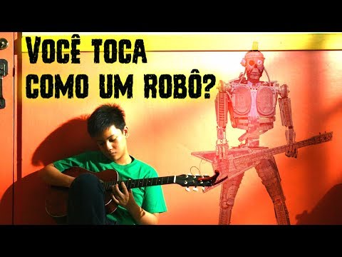 Robô x Ser humano tocando uma melodia