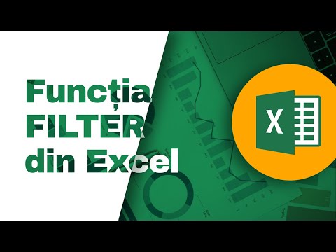 Functia FILTER din Excel. Cea mai tare functie?!