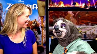Zootopia Flash the Sloth Interview with Raymond Persi video