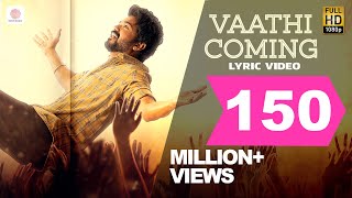 Master - Vaathi Coming Lyric  Thalapathy Vijay  An