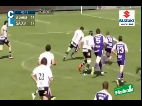 shalva sutiashvili's fantastic try against Bressane