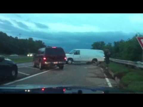 Raw Video: OKC Accident