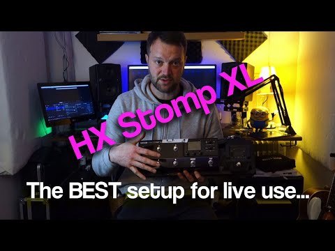 The BEST Way to Setup HX Stomp XL for Live Gigs