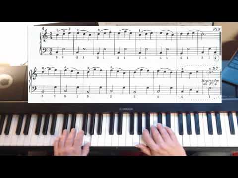 Méthode Rose page 20, 3 ième degré, Les Sixtes