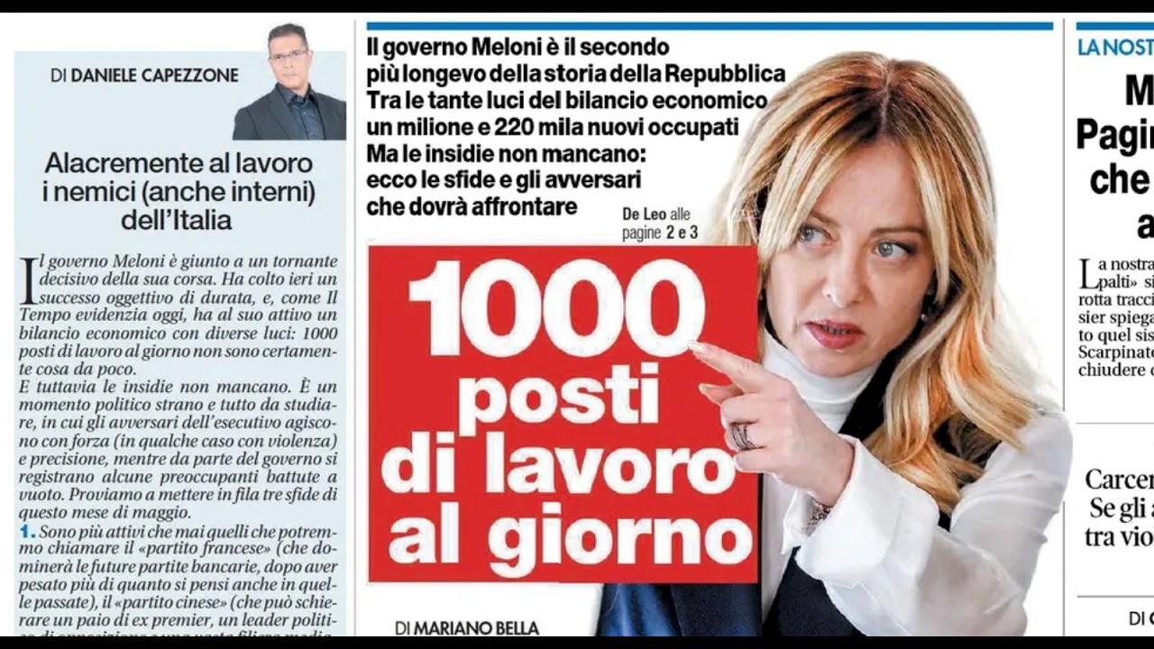 RASSEGNA STAMPA 3 MAGGIO 2026. QUOTIDIANI NAZIONALI ITALIANI  PRIME PAGINE DEI GIORNALI DI OGGI