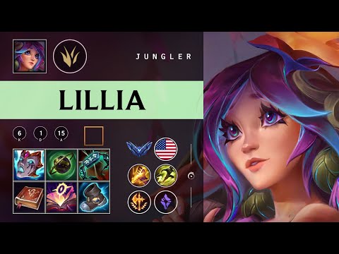 Lillia Jungle vs Diana - NA Diamond Patch 26.02