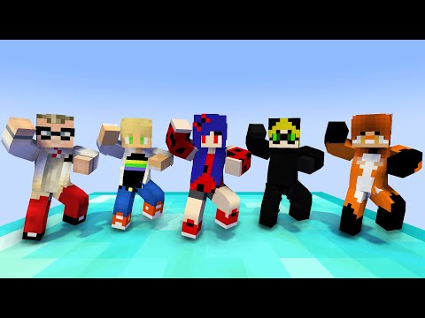 MONSTER SCHOOL : GANGNAM STYLE LADYBUG AND FRIENDS - MINECRAFT ANIMATION