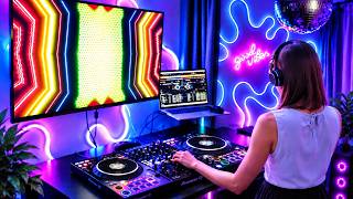 Ekranda Disko Işıkları Efekti | Colorful Party DJ Müzik Miksi ⚡
