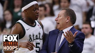Izzo and Cassius Winston immediately after win