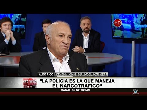 Aldo Rico en "A fuego lento" de C.Mariño y C.Reato - 05/10/16