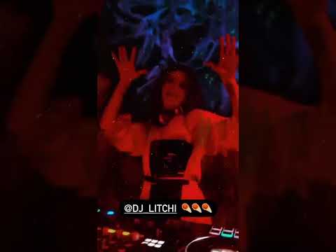 dj Litchi live in a club melodic progressive techno