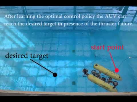 Thruster Failure Recovery on Autonomous Underwater Vehicle. The learning approach is able to discover new control policies to overcome thruster failures as they happen, using a model-based direct policy search algorithm.
