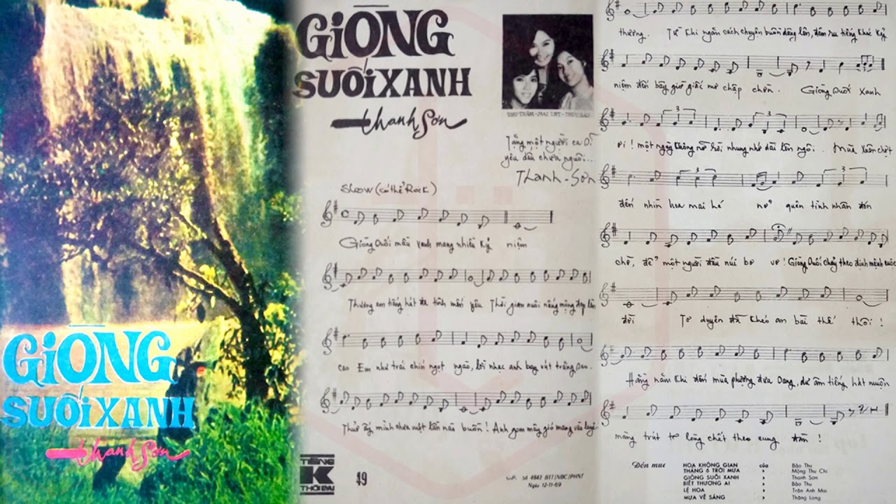 Tờ Nhạc Xưa Trước 1975