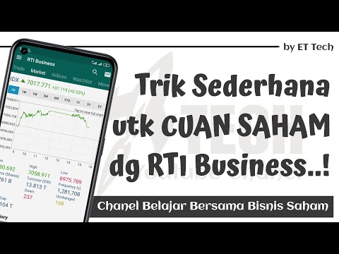 Cara SEDERHANA Cuan Saham dengen RTI Business | Tips Trik Bisnis Investasi / Trading Online dari NOL Video