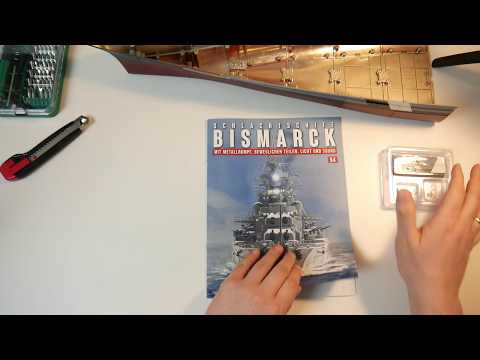 Hachette Collections - Ausgabe 54 - Bau die Bismarck ( Metall ) - Neuer Rumpfabschnitt - ASMR