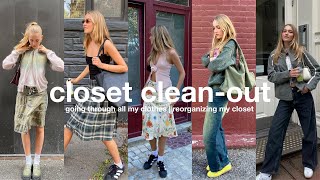cleaning out my entire closet (& showing you all my clothes)