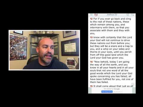 Joshua 23 - Joshua’s Farewell Address