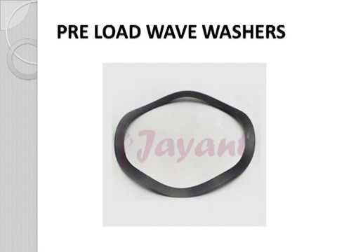 Pre-Load Wave Washer -Carbon, Mild, High Tensile, Alloy Spring Steel Washers
