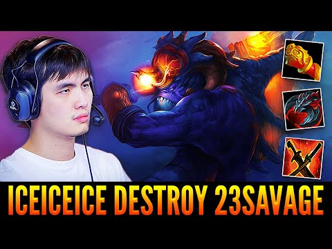 ICEICEICE Is Real Monster With Slardar At Offlane - Making 23SAVAGE To Suffer With Medusa Whole Game