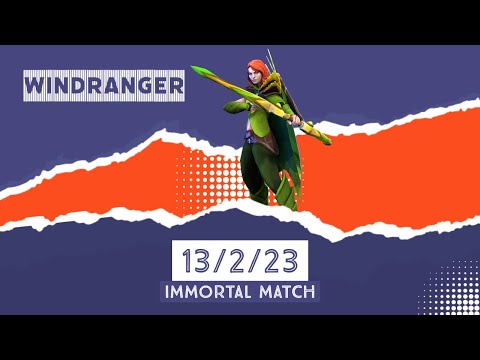 Windranger Off Lane Carry POV Full match - Intense Dota 2 Battle [ Watch and Learn ]